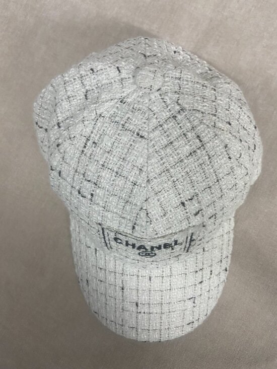 Chanel Tweed Baseball Cap ✨